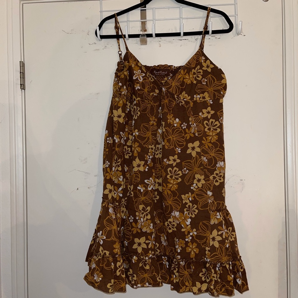 Brown summer dress
